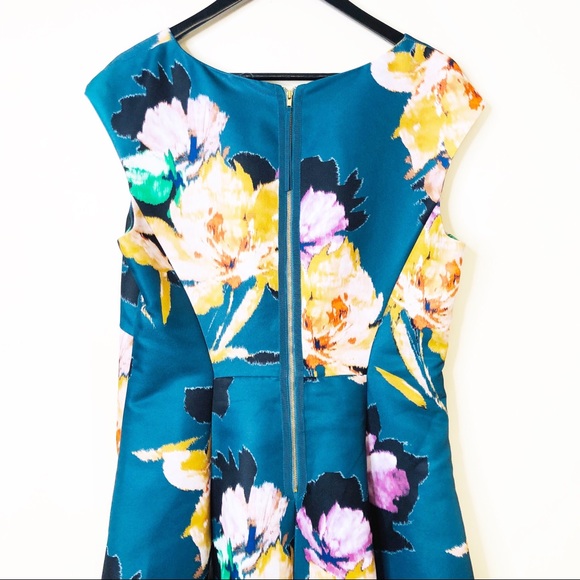 SOLD Anthropologie Moulinette Soeurs Teal Floral - Picture 9 of 12
